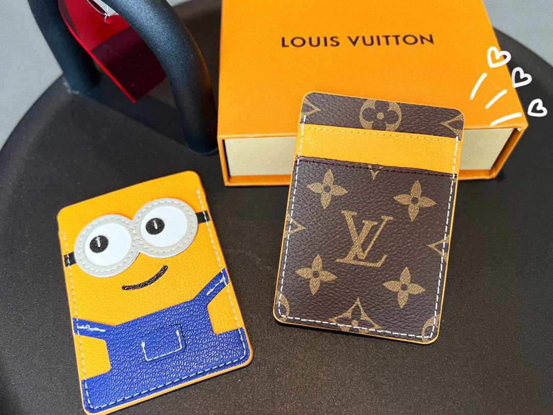 Minion LV Mini Wallet, Luxury, Bags & Wallets on Carousell