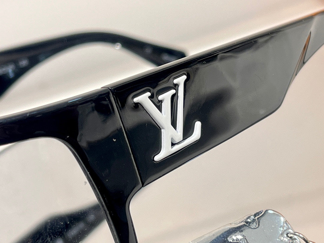 Louis Vuitton Cyclone Mask Sunglasses Multicolore Acetate & Metal. Size E