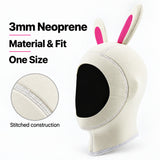 White Bunny Diving Hood