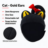 Cat Golden Cartoon Diving Hood