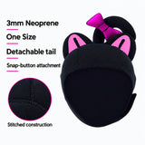Cat Pink Cartoon Diving Hood
