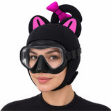 Cat Pink Cartoon Diving Hood