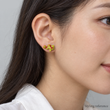 Frogfish Jewelry, Hand-Painted Enamel Pendant and Stud Earrings with Playful Ocean Animal Detail