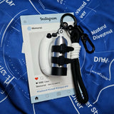 Scuba Diving Backplate & Wing Keychain with Mini Air Tank