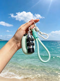 Scuba Diving Backplate & Wing Keychain with Mini Air Tank