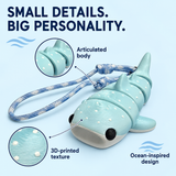 Cartoon Whale Shark Floating Buddy