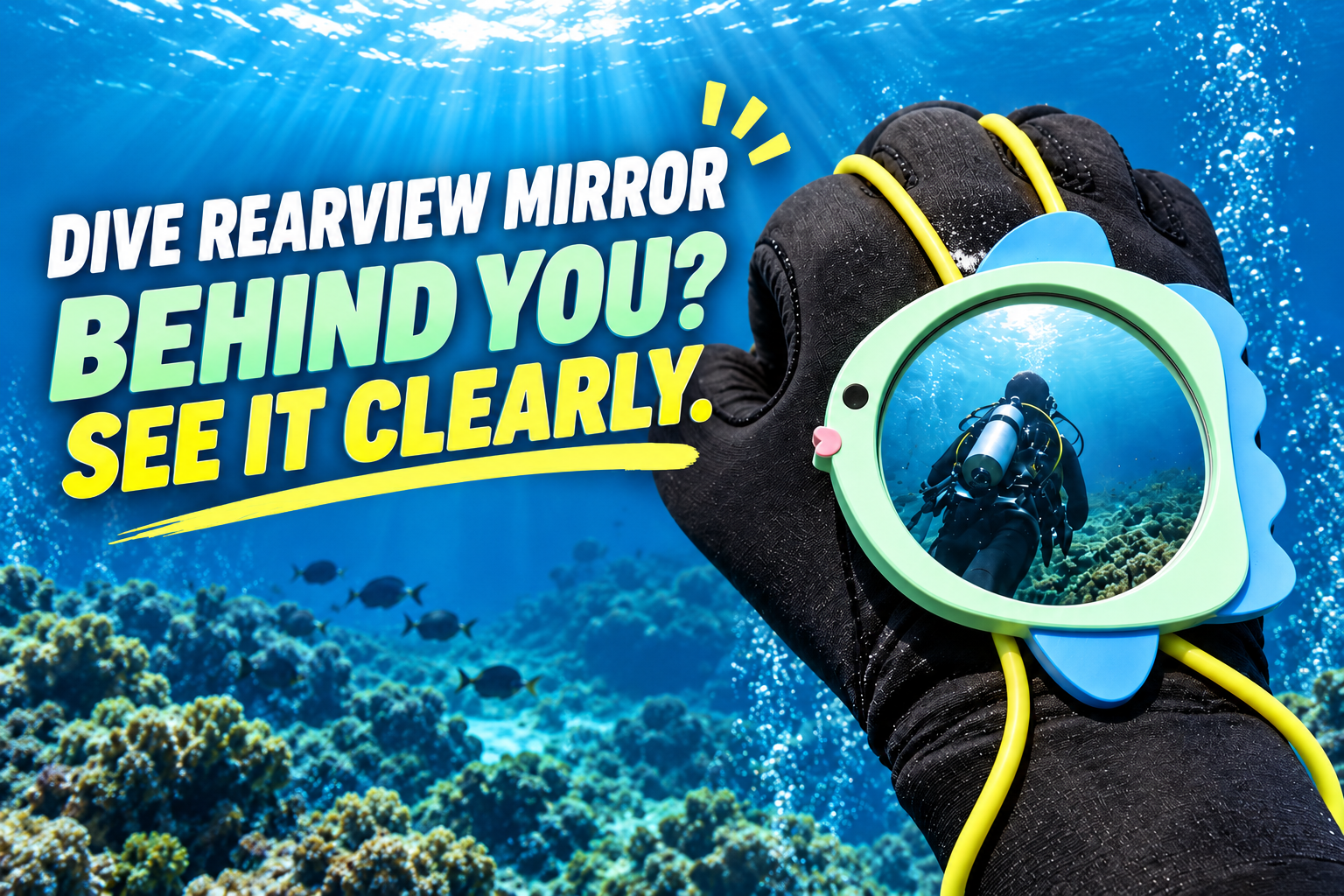Dive Rearview Mirror — See behind you