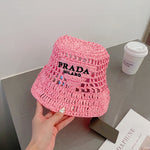 PRADA Raffia bucket hat