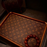 Handmade Walnut Chinese Style Wlate