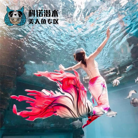 Custom made nylon mermaid tail