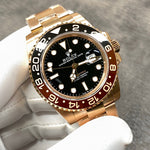 The Oyster Perpetual GMT-Master II in Oystersteel and Everose gold with an Oyster bracelet