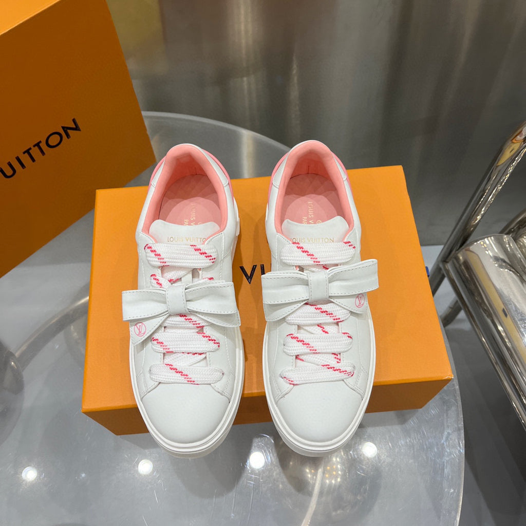 lv time out sneaker pink