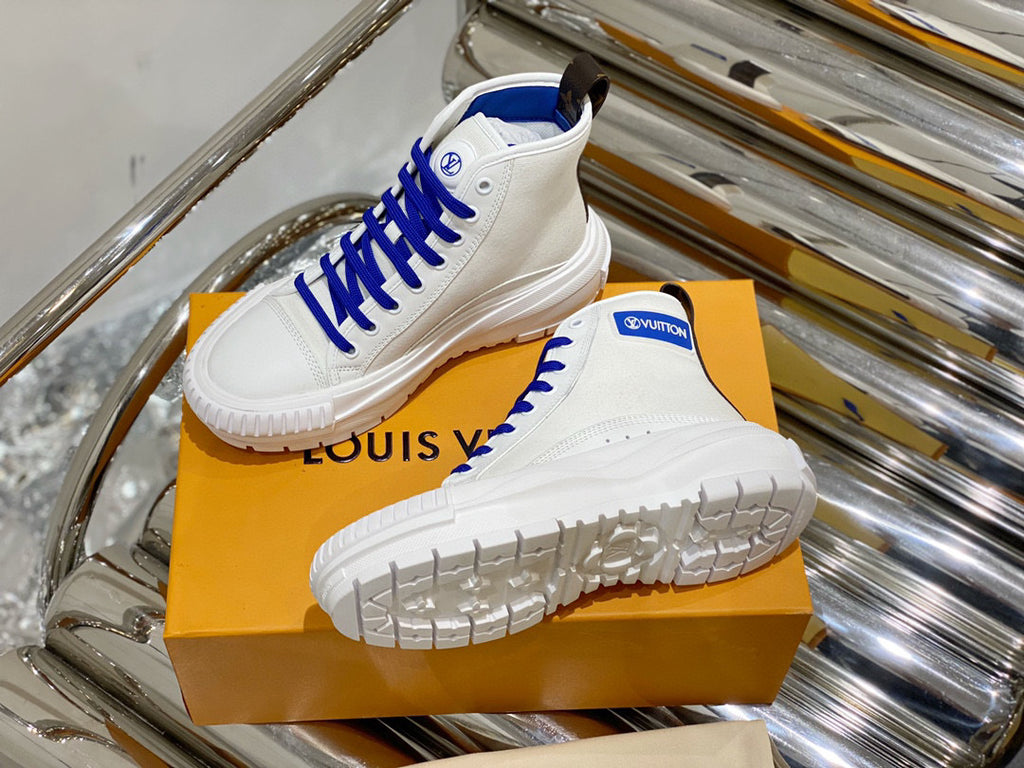 Louis Vuitton Squad Sneaker Boot 'white Blue