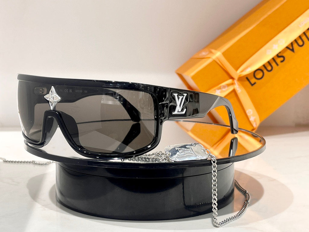 Shop Louis Vuitton 2022-23FW Louis Vuitton ☆Z1741U ☆CYCLONE SPORT MASK  SUNGLASSES by aamitene