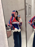 Dior Ski  DIORALPS ZIPPED CARDIGAN WITH HOOD