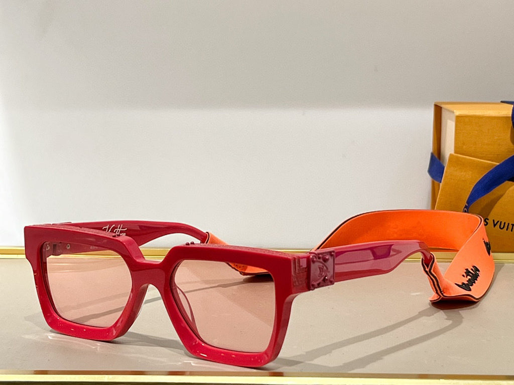 vuitton millionaire sunglasses red