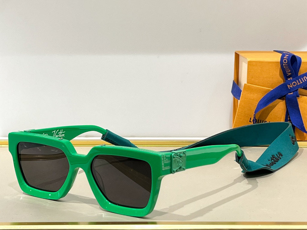 lv millionaire sunglasses green