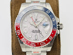 The Oyster Perpetual GMT-Master II in 18 ct white gold with an Oyster bracelet