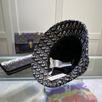 DIOR D-OBLIQUE SMALL BRIM BUCKET HAT