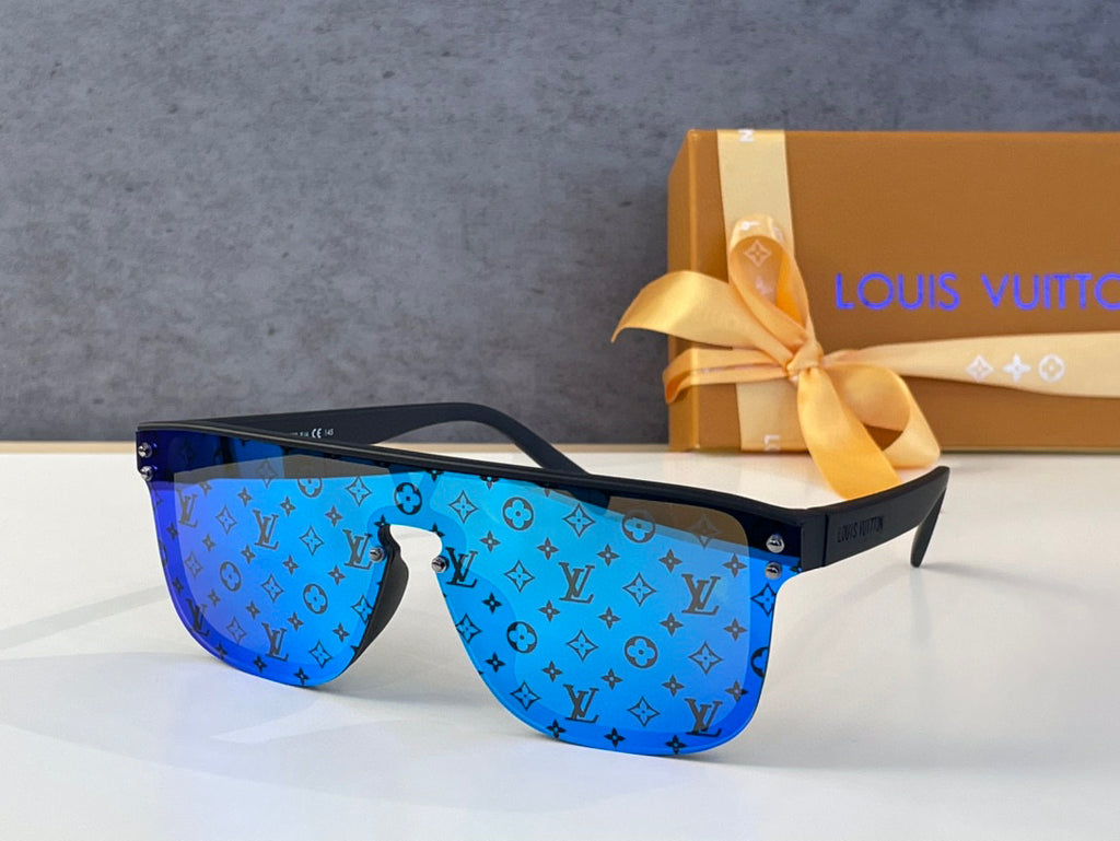 Louis Vuitton Blue 2022 Waimea Shield Sunglasses