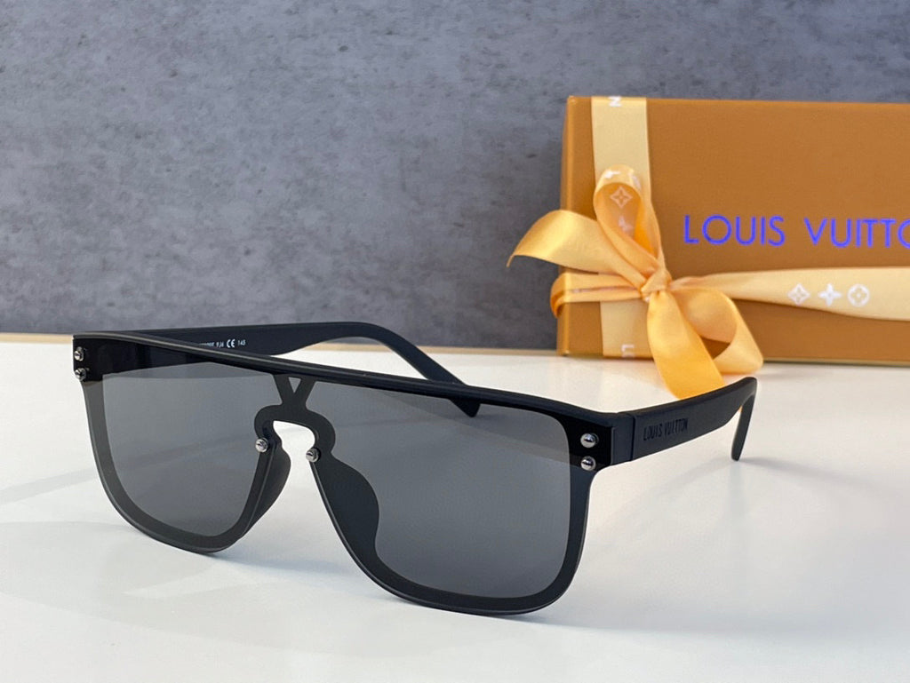 Louis Vuitton Black Monogram Waimea Sunglasses