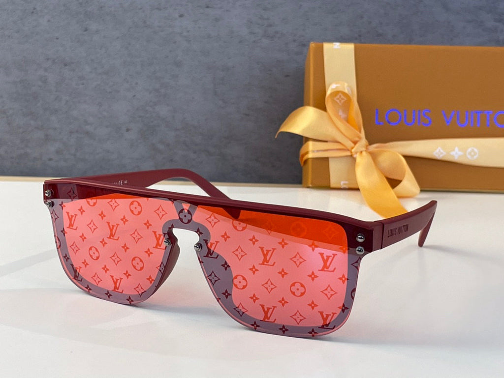 Louis Vuitton Red Sunglasses for Men for sale
