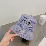 PRADA Raffia bucket hat