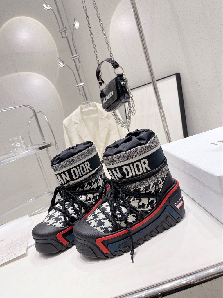 Dior, Shoes, Dior Moon Boots Dioralps Dior Alps Snow Ski Animal Leopard  Print 35 36