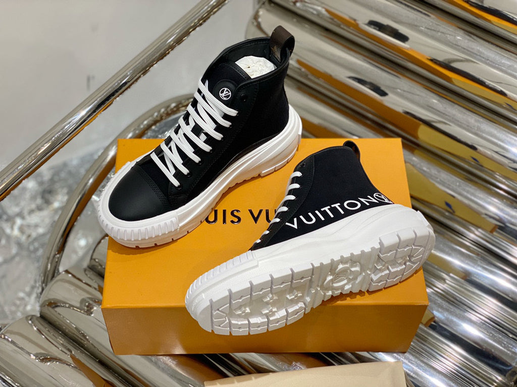 LV Squad Trainers Boots - Louis Vuitton ®  Trainer boots, Sneaker boots,  Sneaker collection