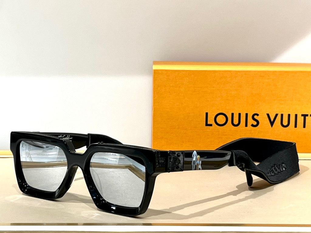 Louis Vuitton Men's Black 1.1 Millionaire Sunglasses Z1165W