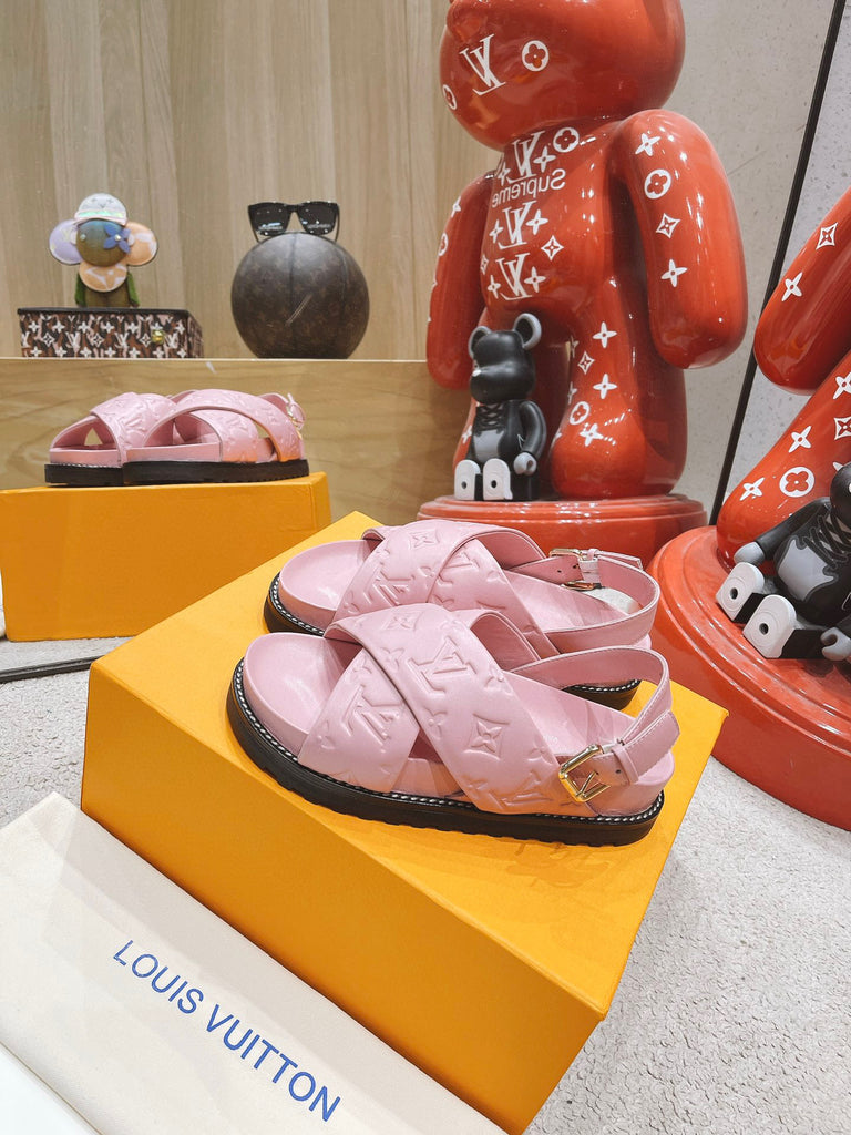 Slippers and Sandals > Louis Vuitton Paseo Flat Comfort Mule