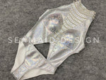 Pure hand tailored one-piece swimsuit bikini