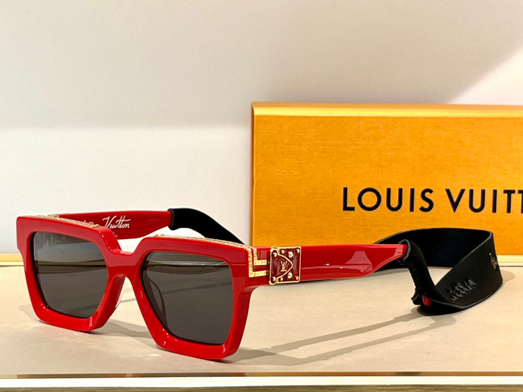 red louis vuitton millionaire sunglasses